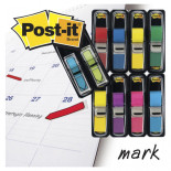 Zestaw promocyjny zakładek POST-IT® (683-VAD1), PP, 11,9x43,2mm, 8x20/ strzałka 2x20 kart., mix kolorów, 2 opak