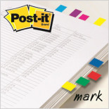 Zestaw promocyjny zakładek POST-IT® (683-VAD1), PP, 11,9x43,2mm, 8x20/ strzałka 2x20 kart., mix kolorów, 2 opak