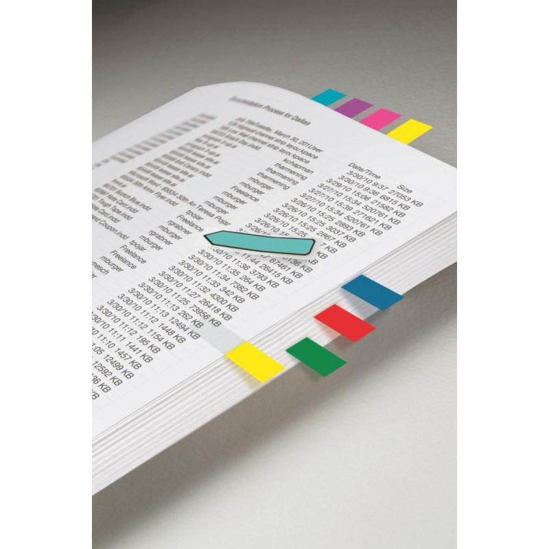Zestaw promocyjny zakładek POST-IT® (683-VAD1), PP, 11,9x43,2mm, 8x20/ strzałka 2x20 kart., mix kolorów, 2 opak