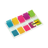 Zakładki indeksujące POST-IT® (683-5CB), PP, 11,9x43,2mm, 5x20 kart., mix kolorów