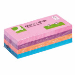 Bloczek samoprzylepny Q-CONNECT Rainbow, 38x51mm, 3x4x100 kart., mix kolorów