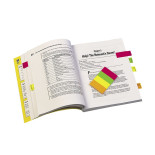 Zakładki indeksujące Q-CONNECT, papier, 20x50mm, 4x50 kart., mix kolorów