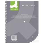 Kołonotatnik Q-CONNECT, A4, w linię, 80 kart., 70gsm, perforacja