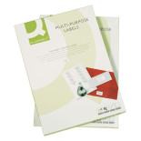 Etykiety uniwersalne Q-CONNECT, 70x25,4mm, prostokątne, białe 100 ark.