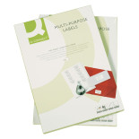 Etykiety uniwersalne Q-CONNECT, 70x32mm, prostokątne, białe 100 ark.