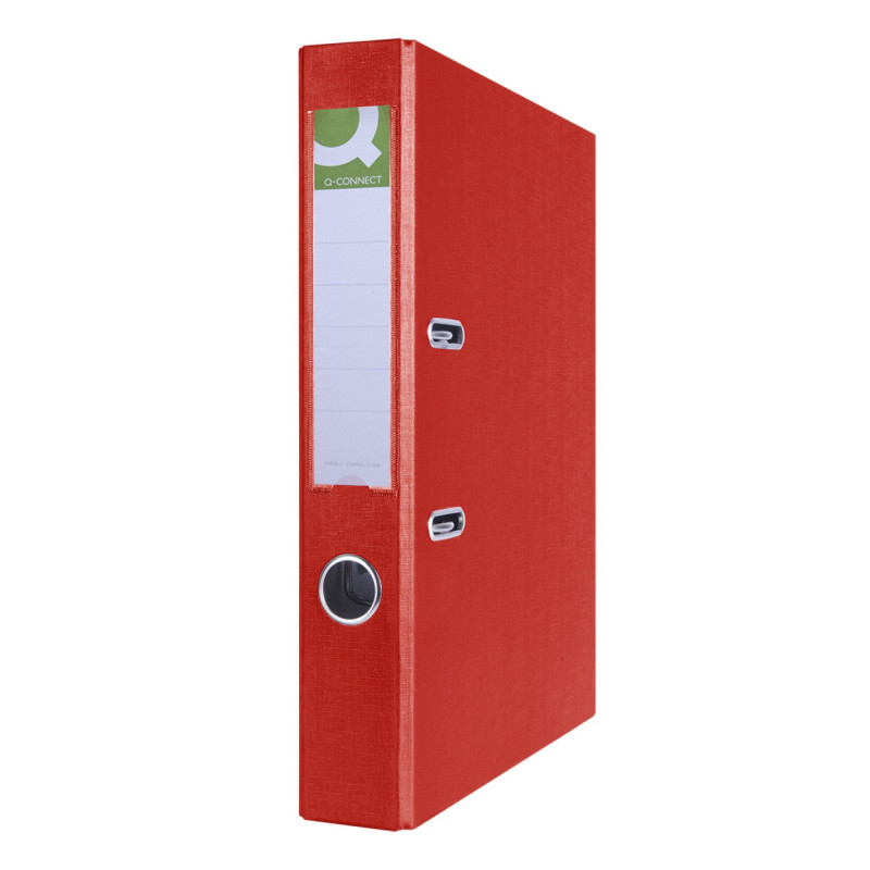 Segregator Q-CONNECT Hero, PP, A4/55mm, czerwony