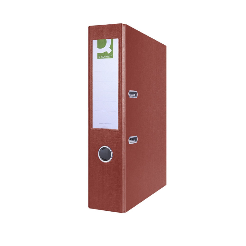 Segregator Q-CONNECT Hero, PP, A4/75mm, bordowy