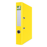 Segregator Q-CONNECT Hero z szyną, PP, A4/55mm, żółty