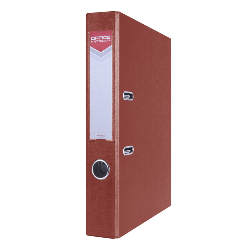 Segregator OFFICE PRODUCTS Officer, PP, A4/55mm, bordowy