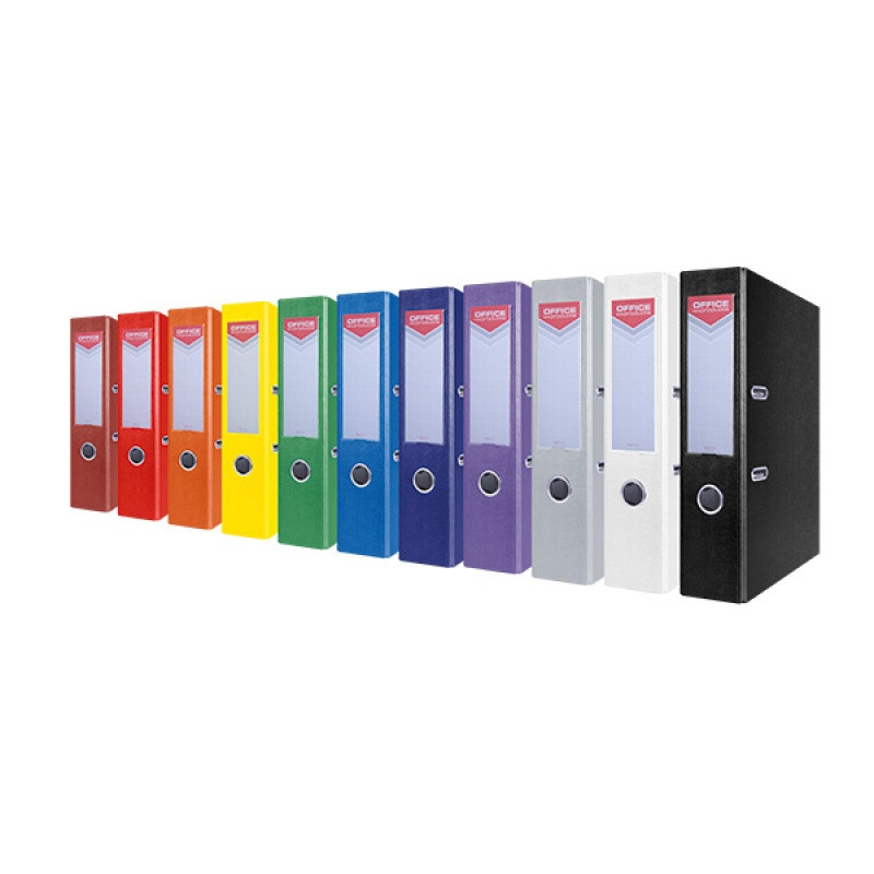 Segregator OFFICE PRODUCTS Officer, PP, A4/75mm, pomarańczowy