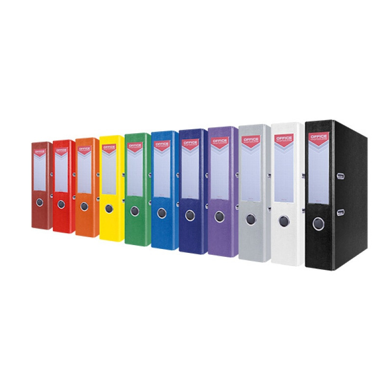 Segregator OFFICE PRODUCTS Officer, PP, A4/75mm, bordowy