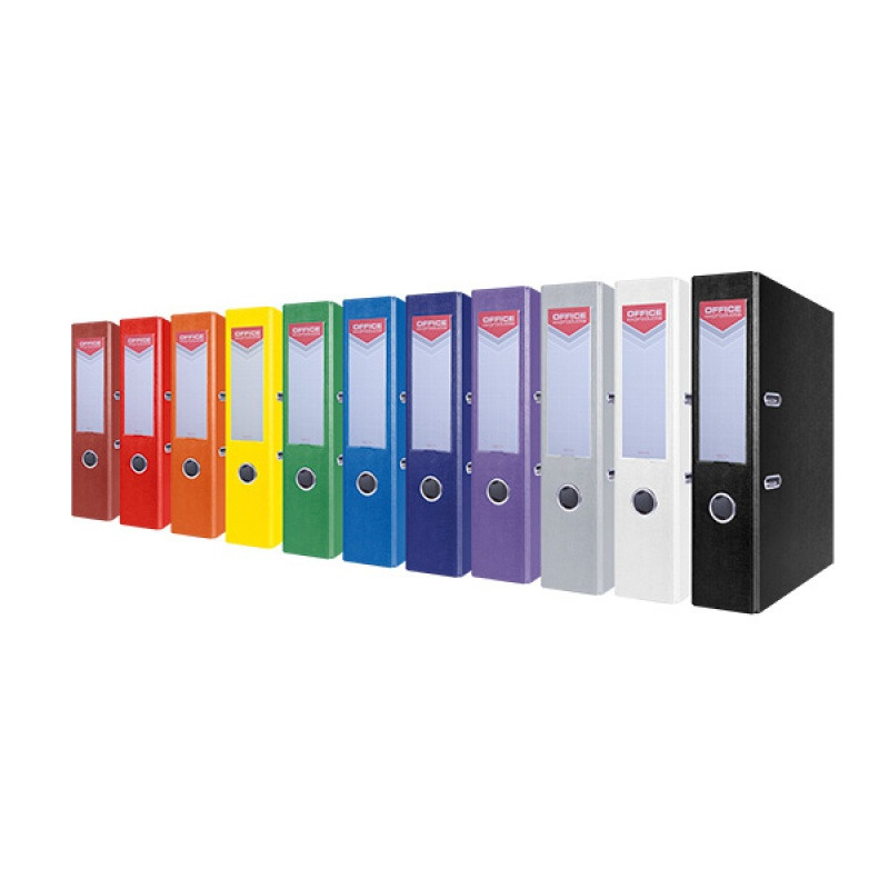 Segregator OFFICE PRODUCTS Officer, PP, A4/75mm, biały