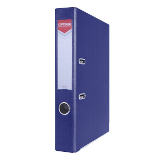 Segregator OFFICE PRODUCTS Officer z szyną, PP, A4/55mm, granatowy