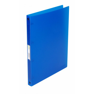 Segregator ringowy Q-CONNECT, PP, A4/4R/16mm, transparentny niebieski