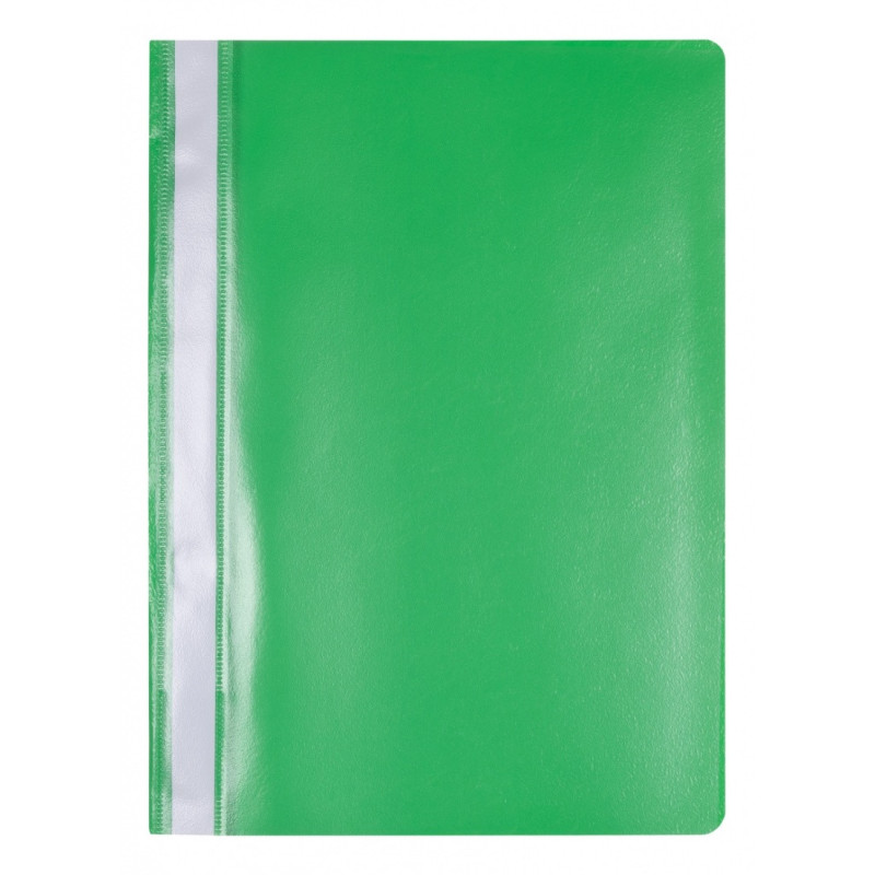 Skoroszyt OFFICE PRODUCTS, PP, A4, miękki, 100/170mikr., zielony