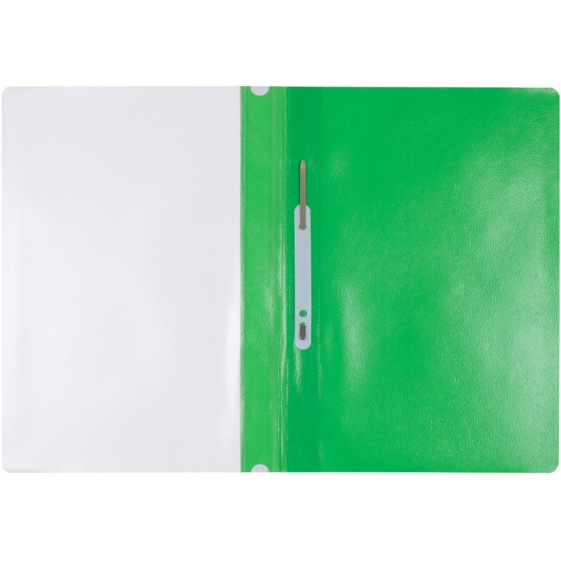 Skoroszyt OFFICE PRODUCTS, PP, A4, miękki, 100/170mikr., zielony