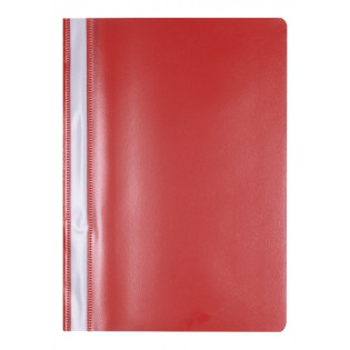 Skoroszyt OFFICE PRODUCTS, PP, A4, miękki, 100/170mikr., czerwony