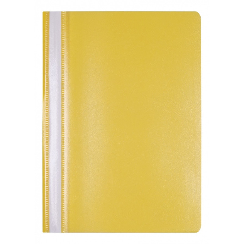 Skoroszyt OFFICE PRODUCTS, PP, A4, miękki, 100/170mikr., żółty