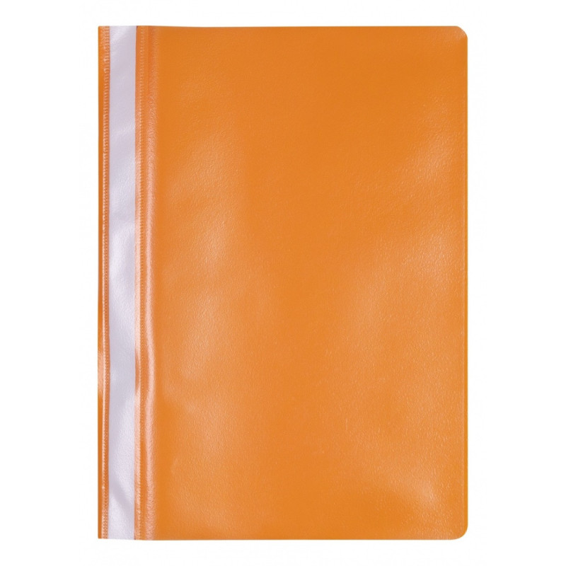 Skoroszyt OFFICE PRODUCTS, PP, A4, miękki, 100/170mikr., pomarańczowy