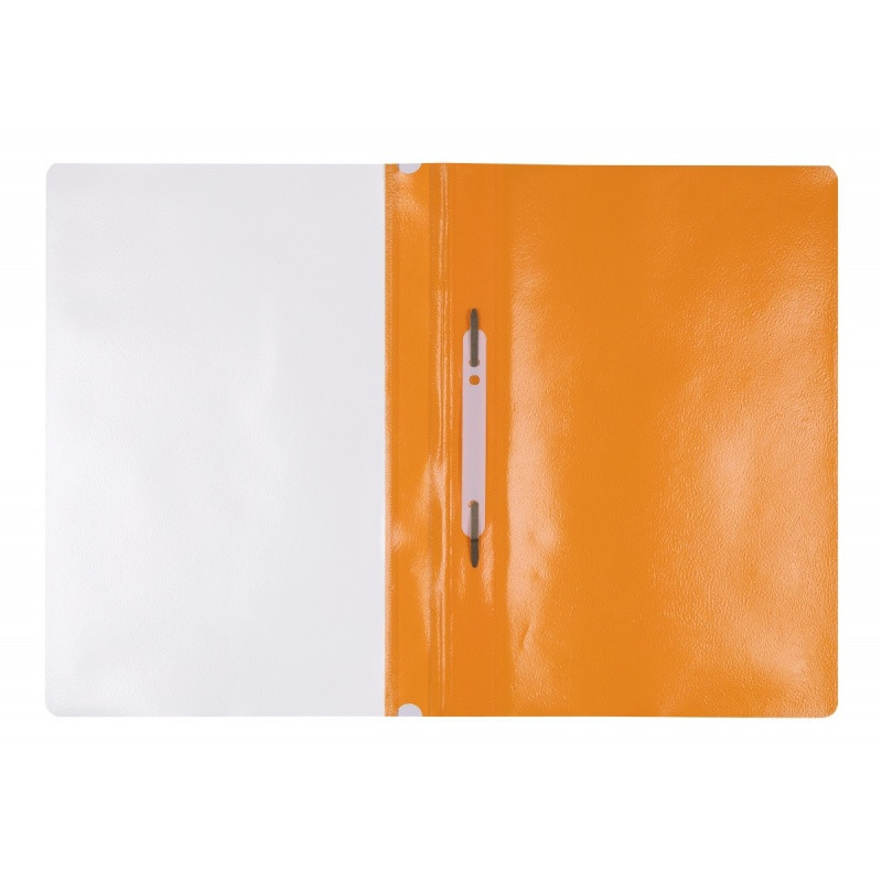 Skoroszyt OFFICE PRODUCTS, PP, A4, miękki, 100/170mikr., pomarańczowy