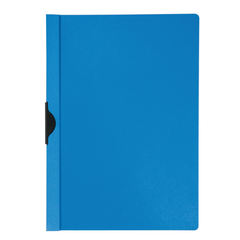 Skoroszyt Q-CONNECT z metalowym klipsem, PP, A4, 200/350mikr., niebieski