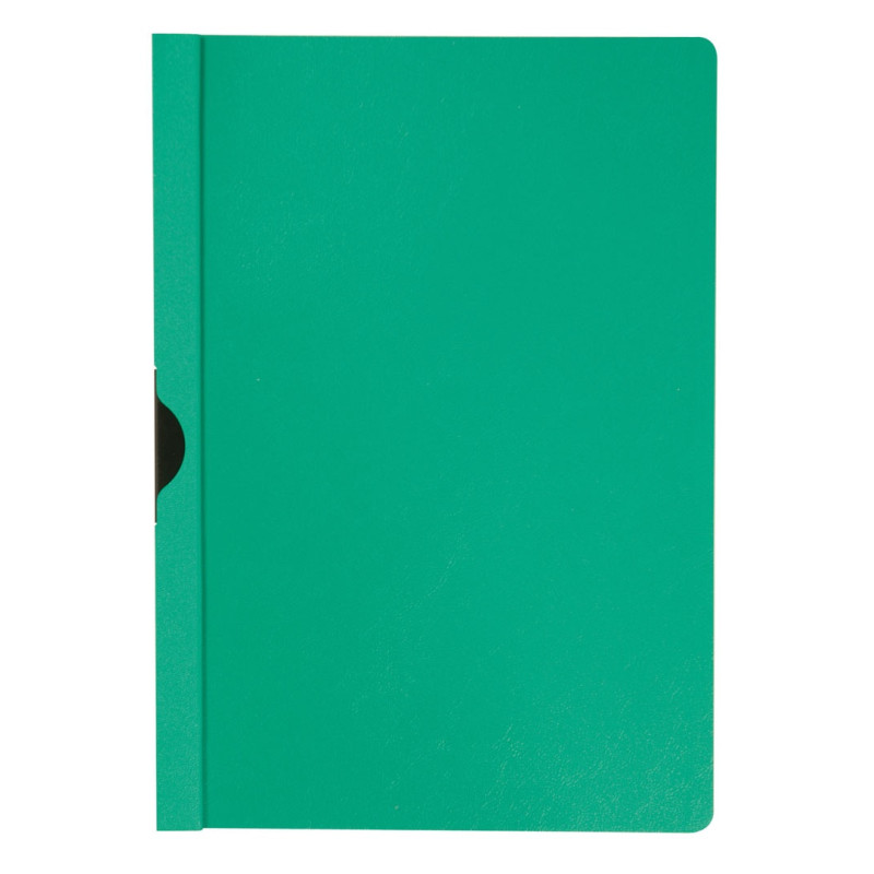 Skoroszyt Q-CONNECT z metalowym klipsem, PP, A4, 200/350mikr., zielony