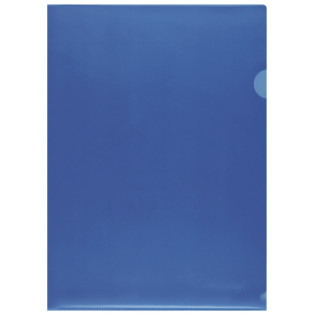 Obwoluta Q-CONNECT typu L, PP, A4, groszkowa, 120mikr., 100szt., niebieska