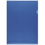 Obwoluta Q-CONNECT typu L, PP, A4, groszkowa, 120mikr., 100szt., niebieska