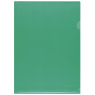 Obwoluta Q-CONNECT typu L, PP, A4, groszkowa, 120mikr., 100szt., zielona