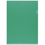 Obwoluta Q-CONNECT typu L, PP, A4, groszkowa, 120mikr., 100szt., zielona