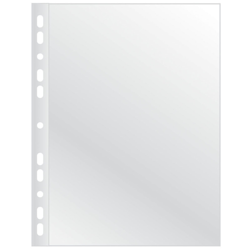 Koszulki na dokumenty Q-CONNECT, PP, A4, krystal, 75mikr., 100szt.