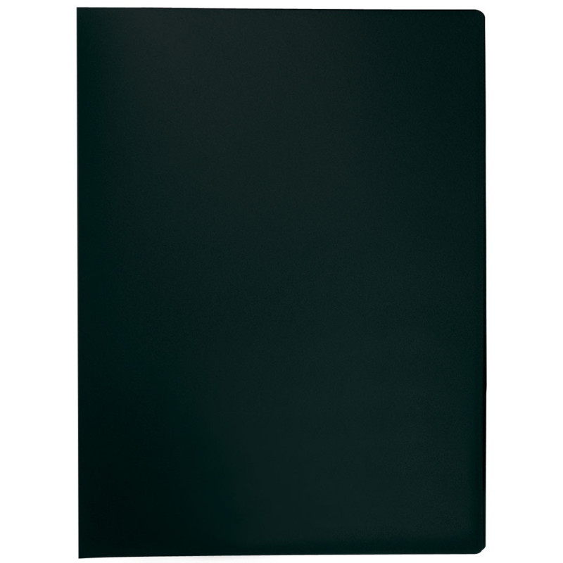 Teczka ofertowa Q-CONNECT, PP, A4, 380mikr., 20 koszulek, czarna