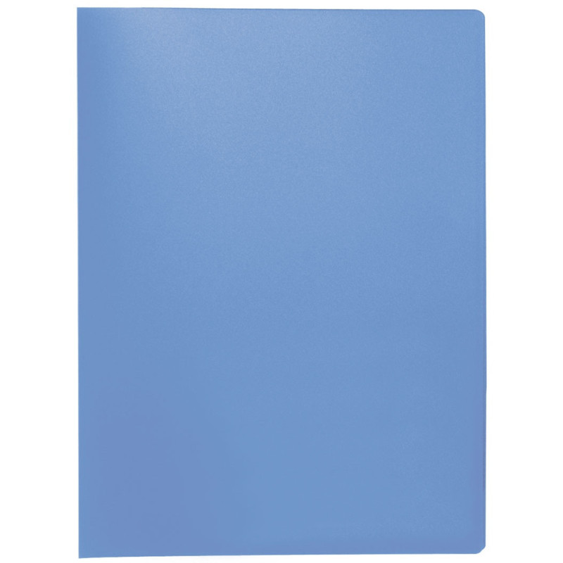 Teczka ofertowa Q-CONNECT, PP, A4, 380mikr., 20 koszulek, transparentna niebieska