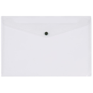 Teczka kopertowa Q-CONNECT zatrzask, PP, A4, 172mikr., przeźroczysta