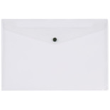 Teczka kopertowa Q-CONNECT zatrzask, PP, A4, 172mikr., przeźroczysta