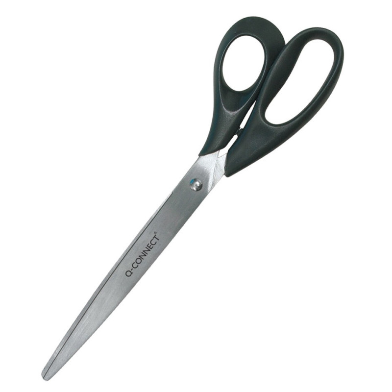Nożyczki biurowe Q-CONNECT, klasyczne, 25,5cm, czarne