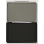 Poduszka do stempli Q-CONNECT, z tuszem, 110x70mm, metalowa, czarna