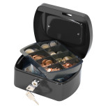 Kasetka na pieniądze Q-CONNECT, mała, 152x120x80mm, czarna