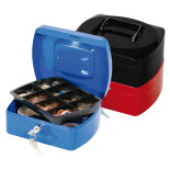 Kasetka na pieniądze Q-CONNECT, średnia, 205x160x90mm, czarna