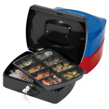 Kasetka na pieniądze Q-CONNECT, duża, 255x200x90mm, czarna