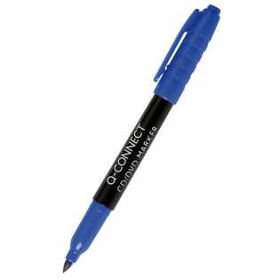 Marker do płyt CD/DVD Q-CONNECT, 1mm (linia), niebieski
