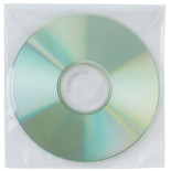 Koperty na płyty CD/DVD Q-CONNECT, 50szt., transparentny
