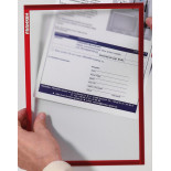 Ramka magnetyczna FRANKEN, A4, czerwona