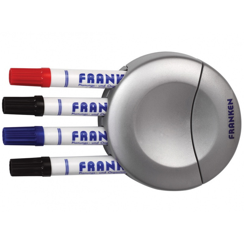 Gąbka do tablicy FRANKEN, magnetyczna, zintegrowany uchwyt na markery