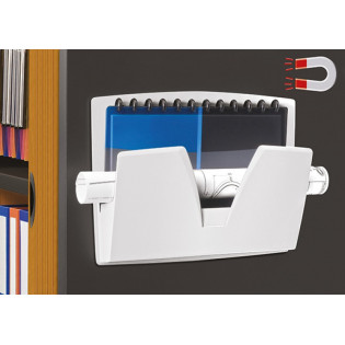 Półka naścienna CEP ReCaption, magnetyczna, 361x86x270mm, jasnoszara