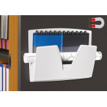 Półka naścienna CEP ReCaption, magnetyczna, 361x86x270mm, jasnoszara