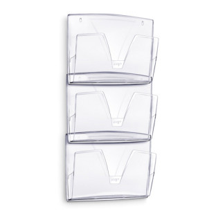 Zestaw naścienny CEP ReCeption, 3 półki, przeźroczysty