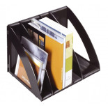 Pojemnik na dokumenty CEP Ice, A4, 6 modułowy, czarny