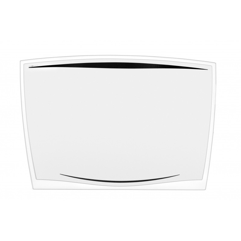 Podkładka na biurko CEP Ice, 64,2x43,8cm, transparentna czarna