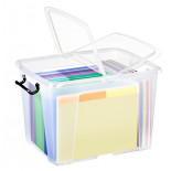Pojemnik biurowy CEP Smartbox, 40l, transparentny